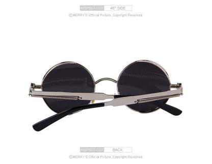 Vintage Womens Steampunk Brand Designer Round Sunglasses UV400 The Clothing Company Sydney