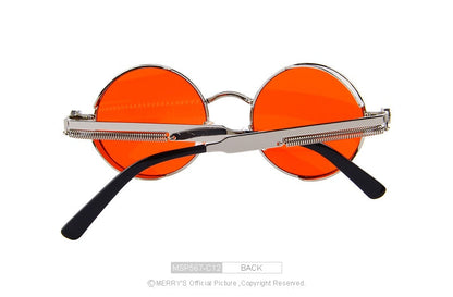 Vintage Womens Steampunk Brand Designer Round Sunglasses UV400 The Clothing Company Sydney