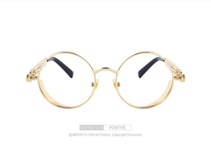 Vintage Womens Steampunk Brand Designer Round Sunglasses UV400 The Clothing Company Sydney