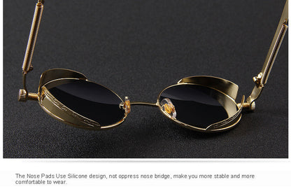 Vintage Womens Steampunk Brand Designer Round Sunglasses UV400 The Clothing Company Sydney