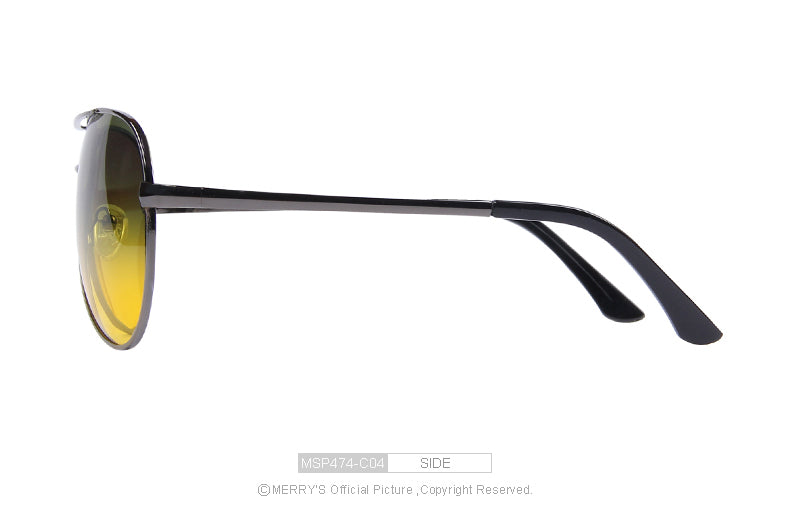 Designer Brand Mens Polarized Night Vision Driving Sunglasses 100% UV400 The Clothing Company Sydney