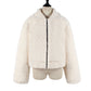 Faux Fur Coat Autumn Elegant Loose Thin Outwear Zipper Overcoat Teddy Jacket The Clothing Company Sydney