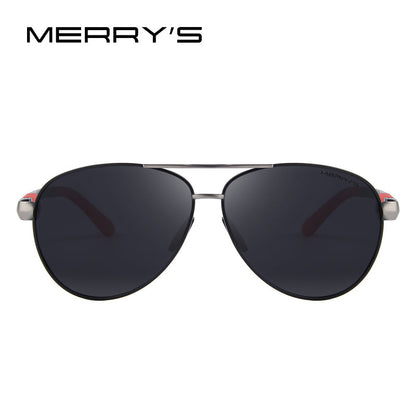 Designer Mens Classic Pilot HD Polarized For Driving Aviation Alloy Frame Spring Legs UV400 Sunglasses The Clothing Company Sydney