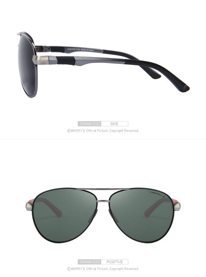 Designer Mens Classic Pilot HD Polarized For Driving Aviation Alloy Frame Spring Legs UV400 Sunglasses The Clothing Company Sydney