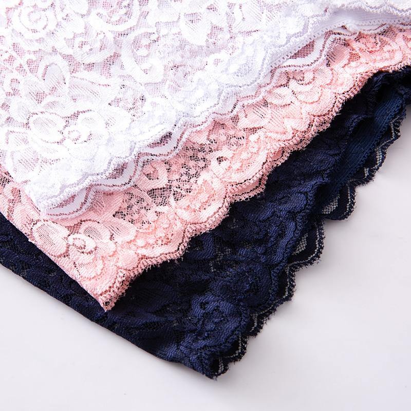 3 Pack Underwear Lingerie Sexy Lace Transparent Panties Briefs High Quality Low Waist Women's Underpants The Clothing Company Sydney