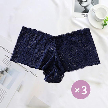 3 Pack Underwear Lingerie Sexy Lace Transparent Panties Briefs High Quality Low Waist Women's Underpants The Clothing Company Sydney