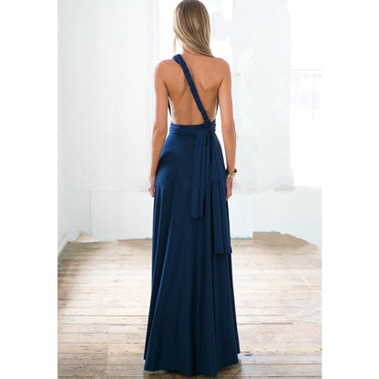 Boho Maxi Club Dress Red Bandage Long Dress Party Multiway Bridesmaids Convertible Infinity Robe Dress The Clothing Company Sydney