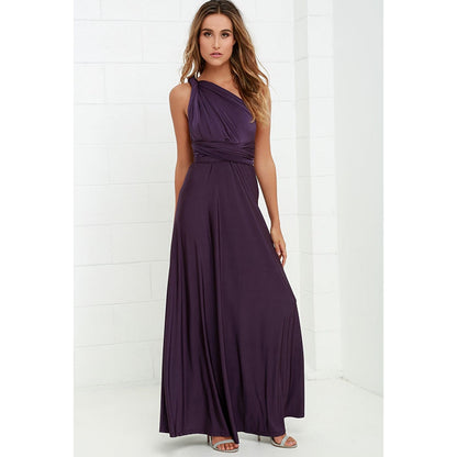 Boho Maxi Club Dress Red Bandage Long Dress Party Multiway Bridesmaids Convertible Infinity Robe Dress The Clothing Company Sydney