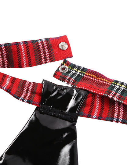 3 Piece Women School Cosplay Plaid Uniform Lingerie Cheerleader Sexy Halloween Roleplay Costume for Women The Clothing Company Sydney