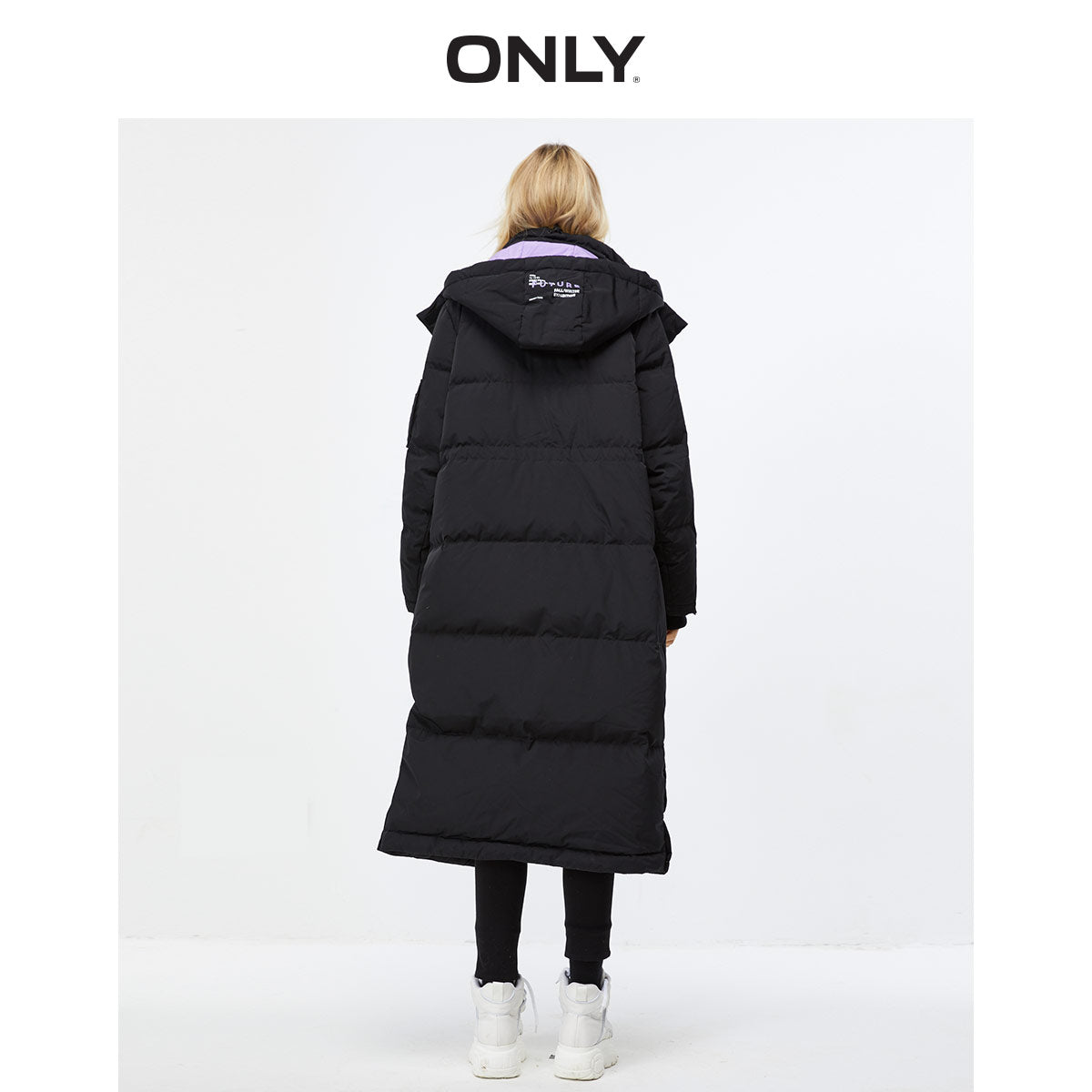 Autum Winter New Arrivals Long Loose Fit Contrasting Parka Down Jacket The Clothing Company Sydney