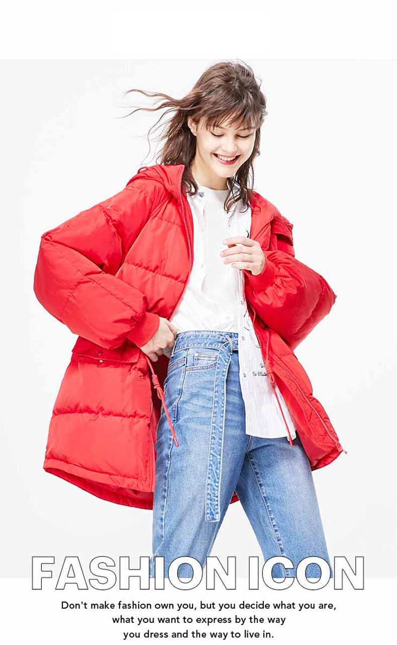 Autumn Winter Women's Loose Fit Cotton Jacket Parka Coat The Clothing Company Sydney