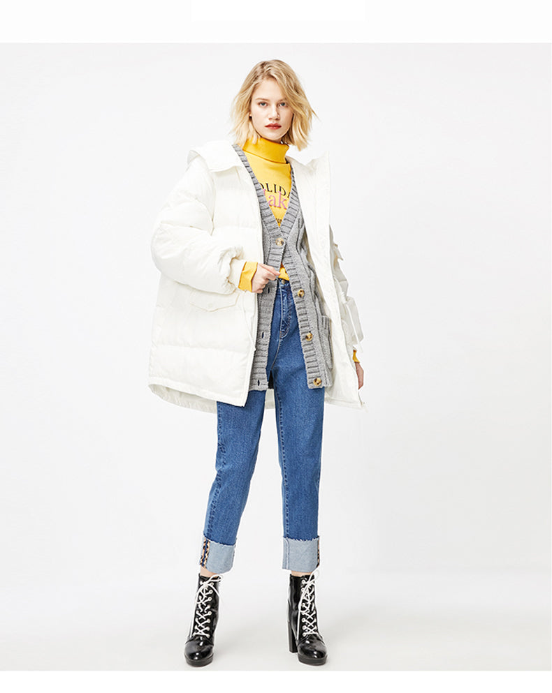 Autumn Winter Women's Loose Fit Cotton Jacket Parka Coat The Clothing Company Sydney