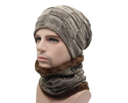 Winter Beanie Hat Scarf skullies beanies Soft Skull Warm Baggy Cap Mask Hats For Men Women Knitted Hat The Clothing Company Sydney