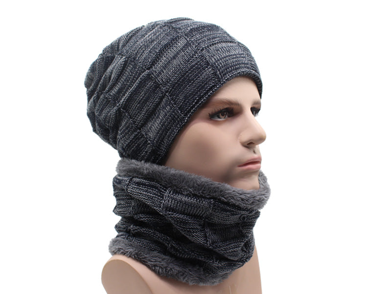 Winter Beanie Hat Scarf skullies beanies Soft Skull Warm Baggy Cap Mask Hats For Men Women Knitted Hat The Clothing Company Sydney