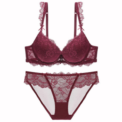 2 Piece Lace Bra Set Gather Adjustable Underwear Sets For Women A B C Cup The Clothing Company Sydney