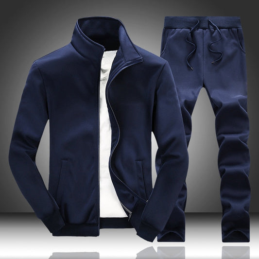 2 Piece Spring Autumn Sportswear Sports Track Suit Jacket and Sweatpants Tracksuit Set The Clothing Company Sydney