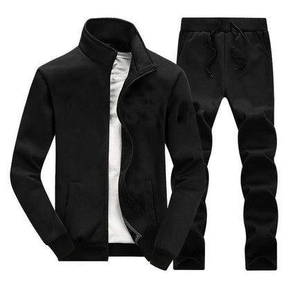 2 Piece Spring Autumn Sportswear Sports Track Suit Jacket and Sweatpants Tracksuit Set The Clothing Company Sydney