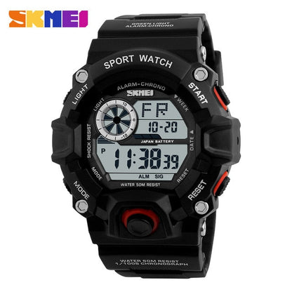 Men's Outdoor Sport Alarm Clock 5Bar Waterproof Military LED Display Shock Digital Watch The Clothing Company Sydney