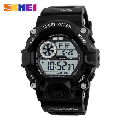 Men's Outdoor Sport Alarm Clock 5Bar Waterproof Military LED Display Shock Digital Watch The Clothing Company Sydney