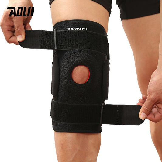 1PC Hiking Cycling Knee Support Protector With Removeble Aluminum Plate 4 Straps For Mountaineering Knee Joint Brace The Clothing Company Sydney