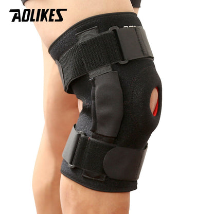 1PC Hiking Cycling Knee Support Protector With Removeble Aluminum Plate 4 Straps For Mountaineering Knee Joint Brace The Clothing Company Sydney