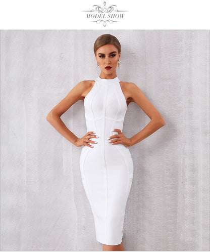 Elegant Tank Sexy Sleeveless Club Celebrity Runway Party Bodycon Bandage Dress The Clothing Company Sydney