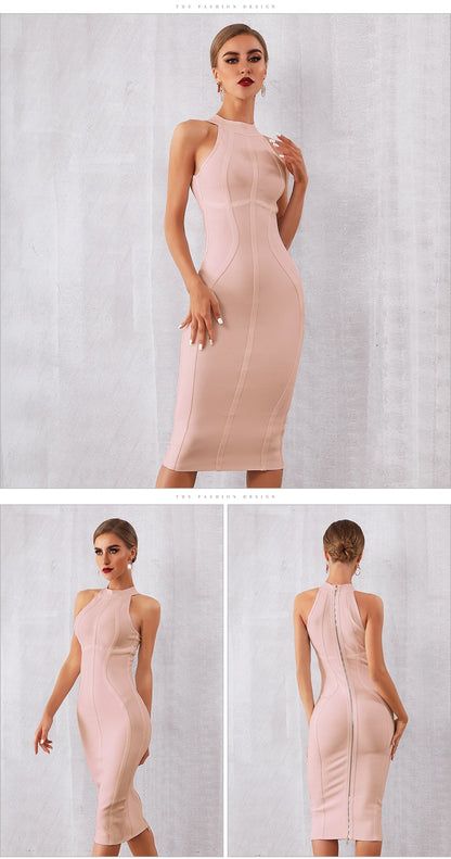 Elegant Tank Sexy Sleeveless Club Celebrity Runway Party Bodycon Bandage Dress The Clothing Company Sydney