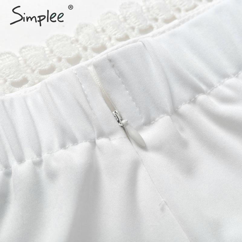 Elegant lace bodycon White 2 piece hollow out autumn dress suit Winter party club short party dresses The Clothing Company Sydney