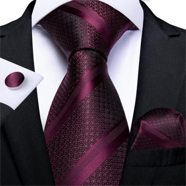 3 Piece Designer Mens Wedding Tie Gold Black Striped Silk Neck Ties Hanky Cufflinks Set The Clothing Company Sydney