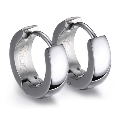 Rock Punk Huggie Earrings Stainless Steel Unique Small Hoop Earrings For Men Boho Jewelry The Clothing Company Sydney