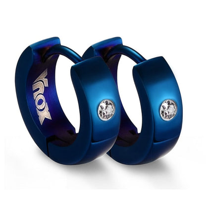 Rock Punk Huggie Earrings Stainless Steel Unique Small Hoop Earrings For Men Boho Jewelry The Clothing Company Sydney
