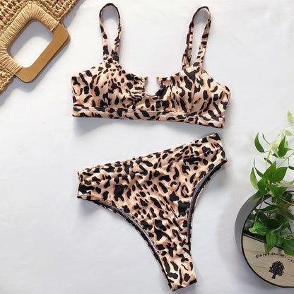 2 Piece Brazilian Women Print Side Tie Swimwear Push Up Swimsuit Bath Suit Bikini Set The Clothing Company Sydney