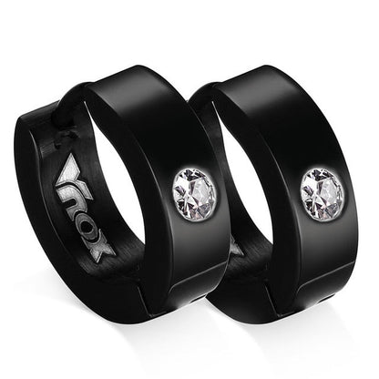 Cute Hoop Women Men Stainless Steel Ear Cuff Brincos Huggie Jewelry Earrings The Clothing Company Sydney