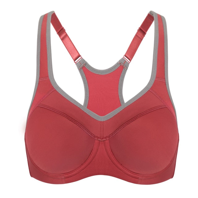Women's Full Support High Impact Racerback Lightly Lined Underwire Sports Bra The Clothing Company Sydney