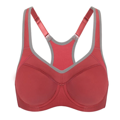 Women's Full Support High Impact Racerback Lightly Lined Underwire Sports Bra The Clothing Company Sydney