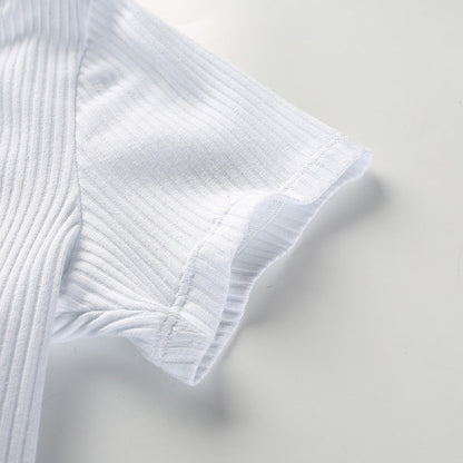 Autumn winter skinny button up long sleeve bodysuit The Clothing Company Sydney