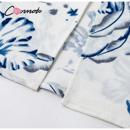 Chiffon boho beach casual long backless sexy dresses spaghetti strap plus size white floral dress The Clothing Company Sydney