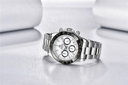Benyar Men's Luxury Brand Chronograph Sport Waterproof Stainless Steel Quartz Watch The Clothing Company Sydney