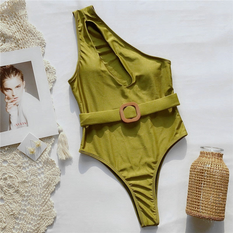 Print one piece swimsuit female Push up bodysuit Vintage high cut swimwear women swimsuit Bathers The Clothing Company Sydney