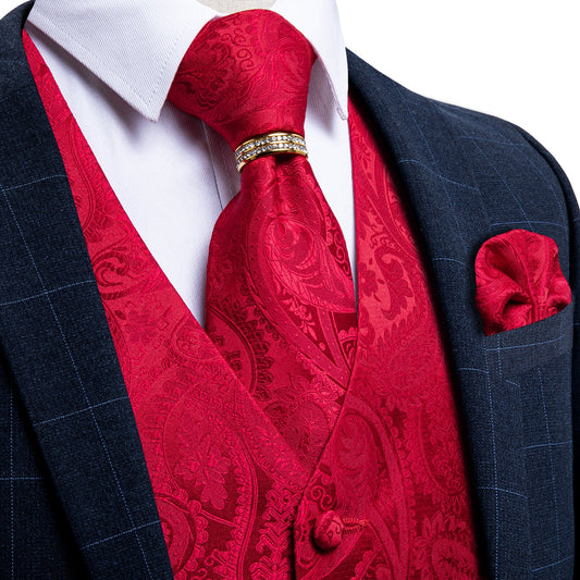 Mens Suit Vest Waistcoat Formal Wedding Groom Sleeveless Vest Hanky Necktie Set The Clothing Company Sydney