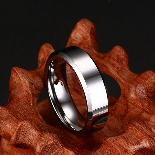 Black Tungsten Carbide Men's Ring Wedding Engagement Ring The Clothing Company Sydney