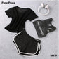 3 Piece High Waist Three Piece Yoga Set Sportswear for Women Sports Bra Fitness Clothing Women Sports Shorts Gym Workout Crop Top Women The Clothing Company Sydney