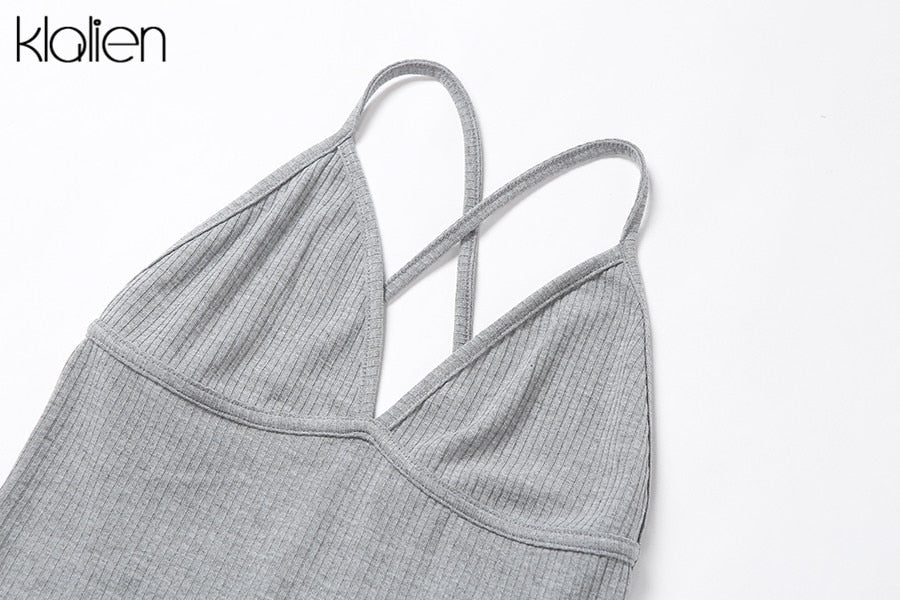 Summer Casual Sport Fitness Streetwear Jumpsuit Sexy V Neck Backless Skinny Elastic Jumpsuit Yoga Outfit The Clothing Company Sydney