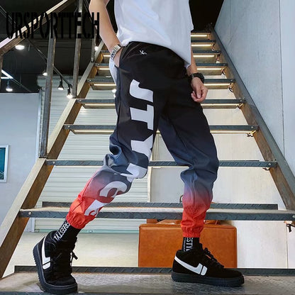 Men's Streetwear Hip hop Joggers Pants Loose Harem Pants Ankle Length Trousers Sport Casual Letter Print Sweatpants The Clothing Company Sydney