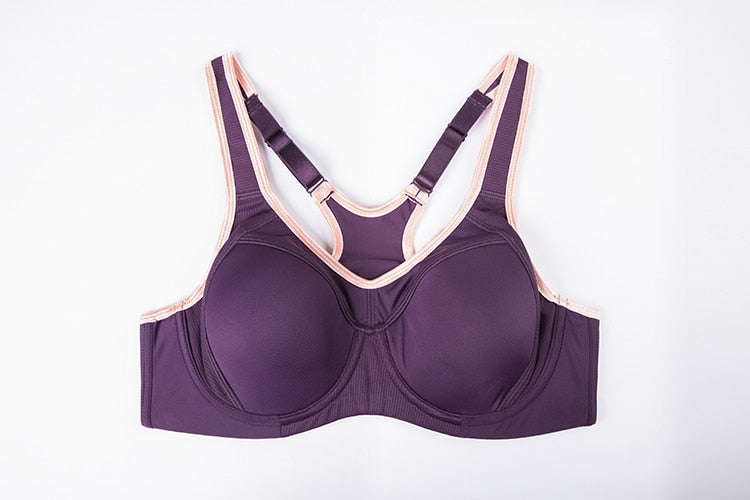 Sports Bra Women's Moisture-wicking High Impact Minimize Padded Full Support Racerback Underwire Sports Bra Top The Clothing Company Sydney