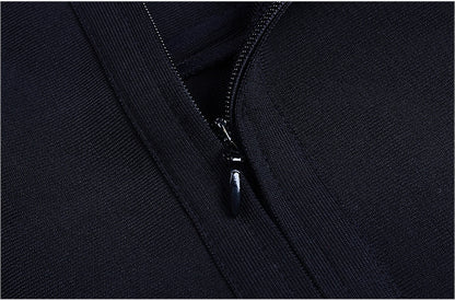 Bodycon Bandage Summer Sexy Elegant Black One Shoulder Midi Celebrity Runway Party Dress The Clothing Company Sydney