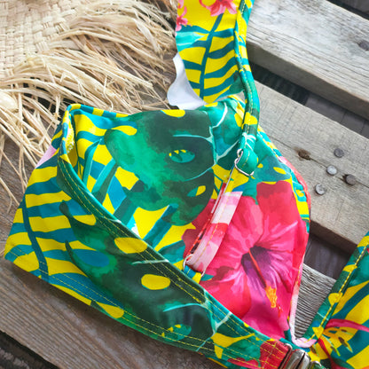 2 Piece Brazilian Women Print Side Tie Swimwear Push Up Swimsuit Bath Suit Bikini Set The Clothing Company Sydney