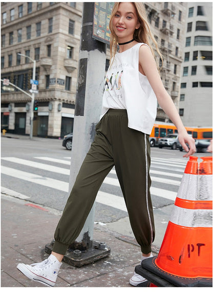 Women's Loose Fit Elasticized Waist Ankle-tied Sweatpants The Clothing Company Sydney