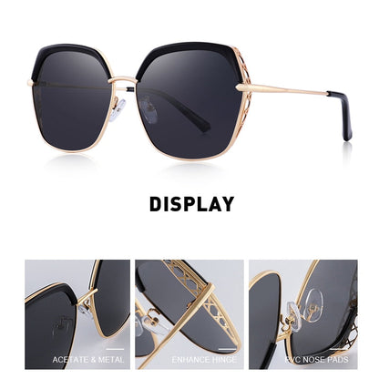 Women's Luxury Square Polarized Sunglasses Ladies Fashion Trending Sun glasses UV400 Protection The Clothing Company Sydney