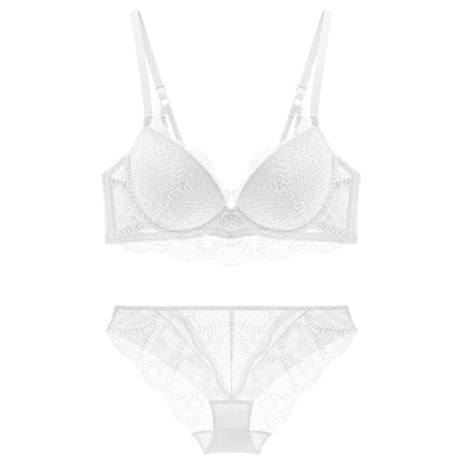 2 Piece Ladies underwear Set Lace Sexy Comfortable Brassiere Adjustable Straps Gathered Lingerie Push-up Bra And Panty Set The Clothing Company Sydney